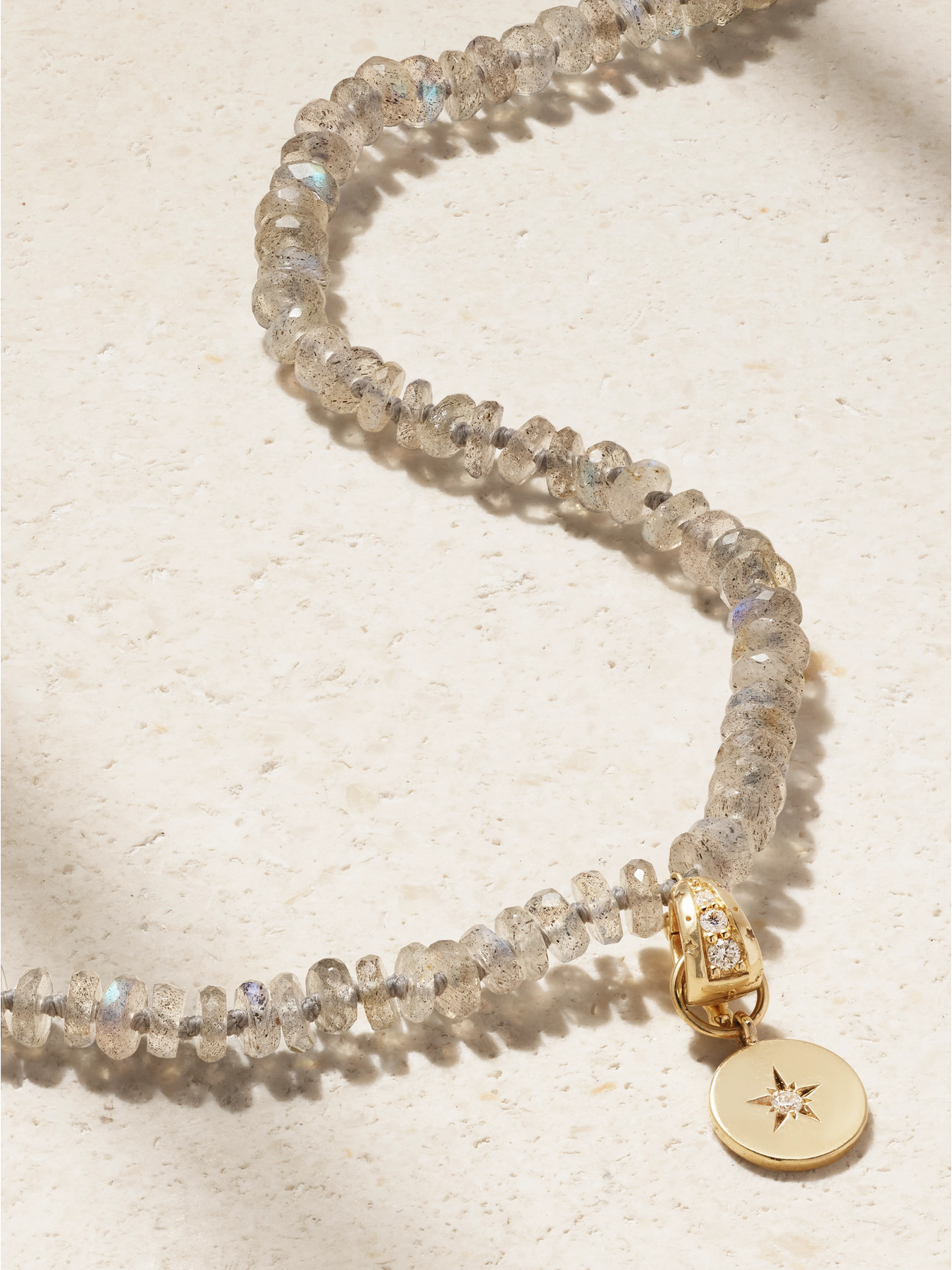 Andrea Fohrman 14-karat , Labradorite And Diamond Necklace