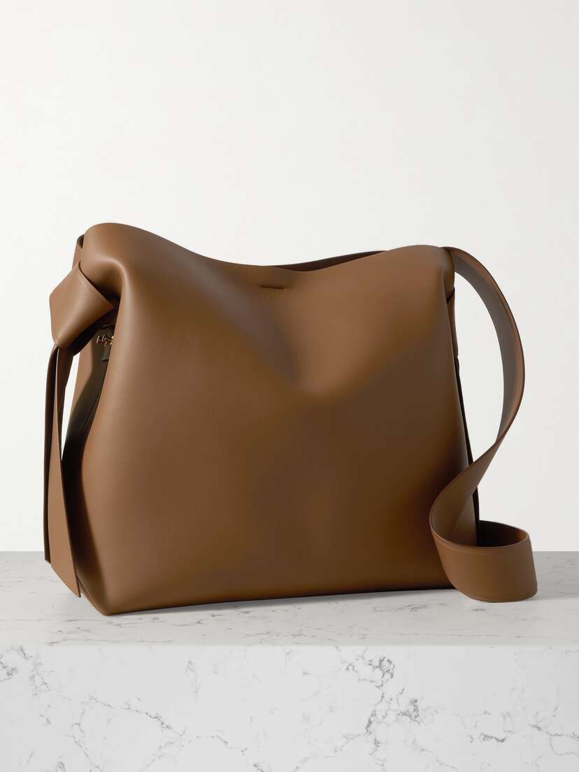 Acne Studios Musubi Midi Knotted Leather Shoulder Bag