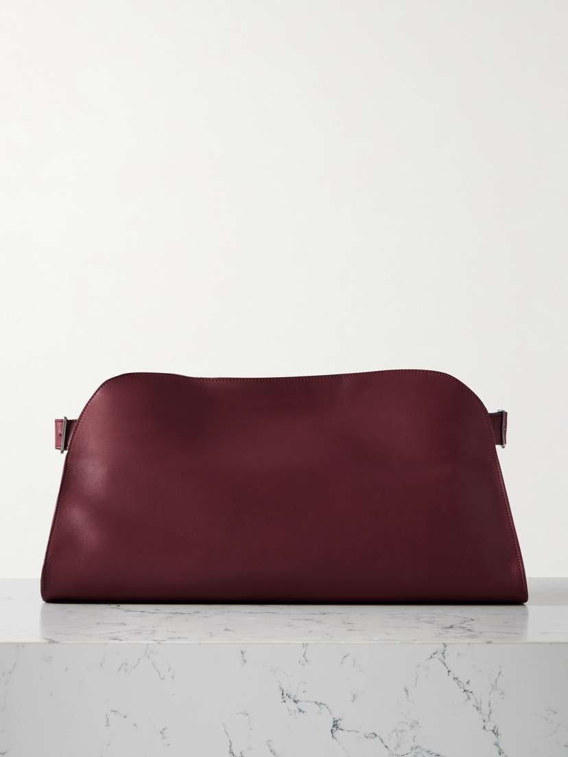 The Row Margaux E/w Buckled Leather Clutch -  - One size