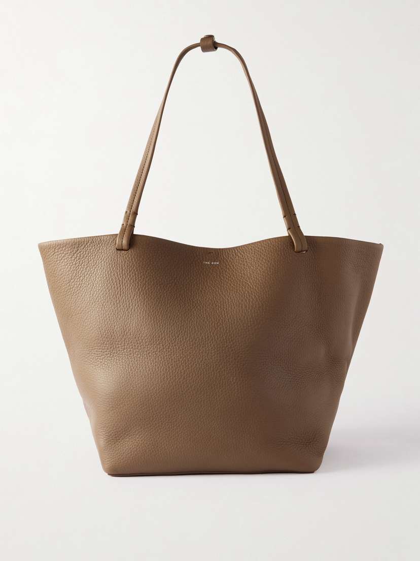 The Row Park 3 Medium Textured-leather Tote