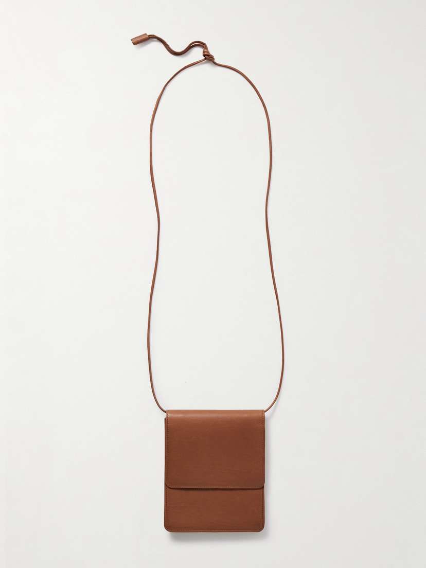 The Row Leather Shoulder Bag