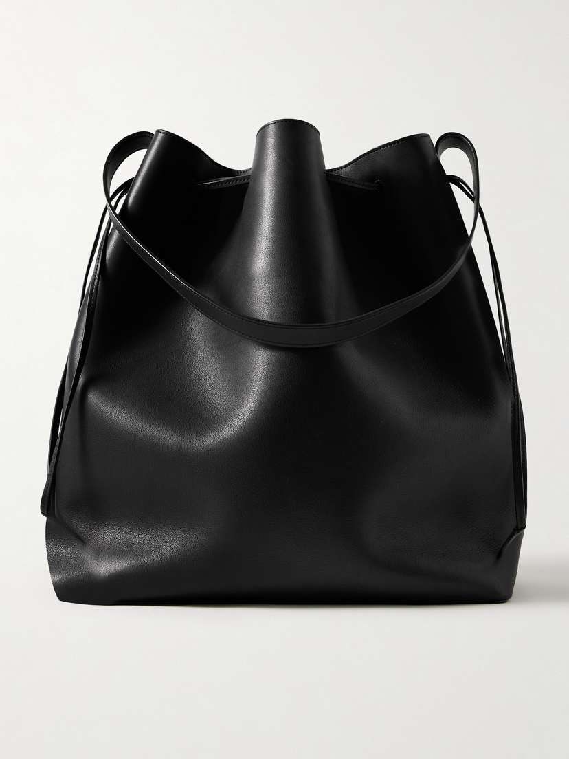 The Row Belvedere Leather Bucket Bag
