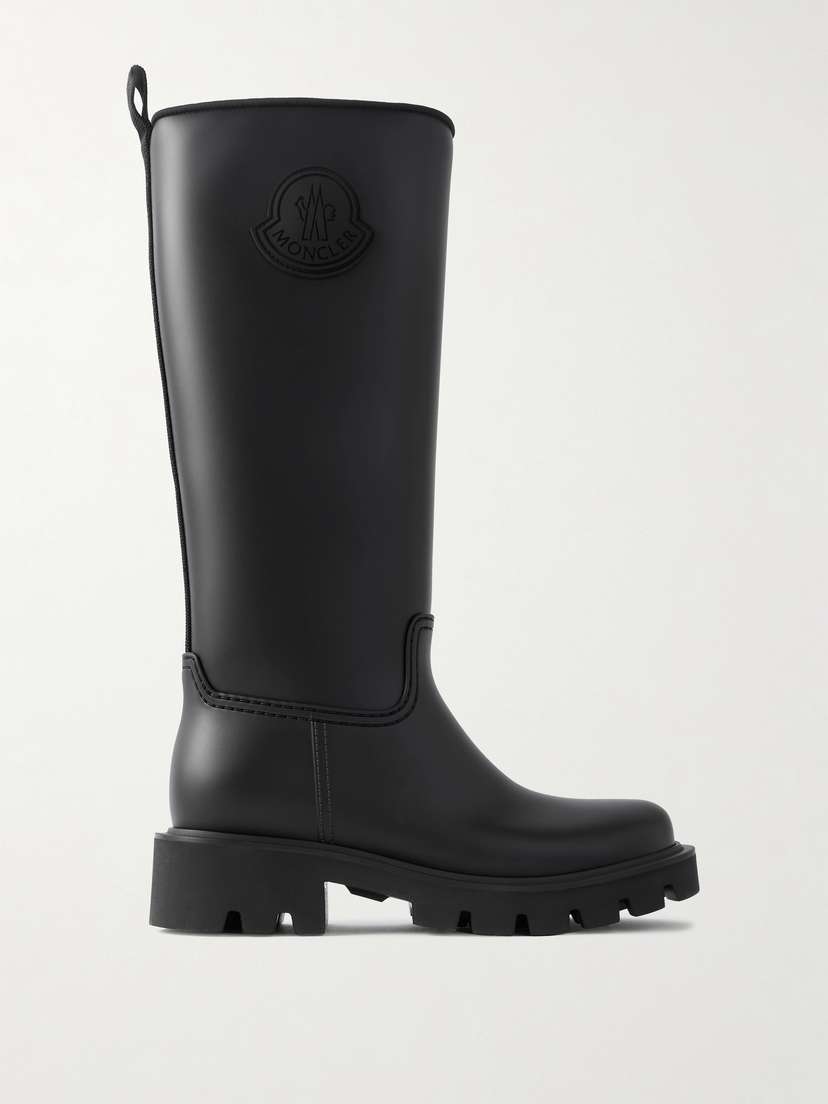 Moncler Kickstream Pvc And Shell Knee Boots