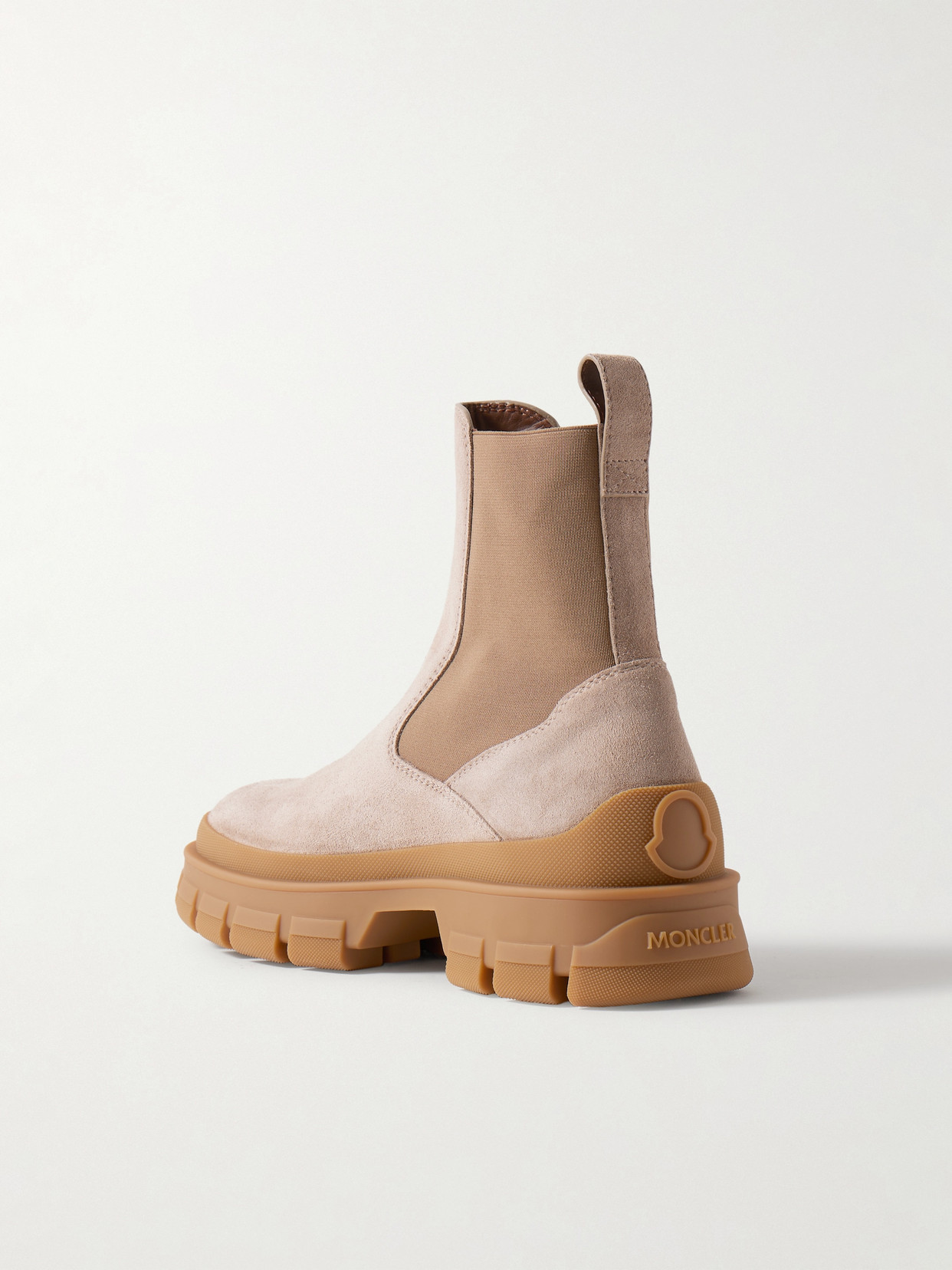 MONCLER HEVEA SUEDE CHELSEA BOOTS