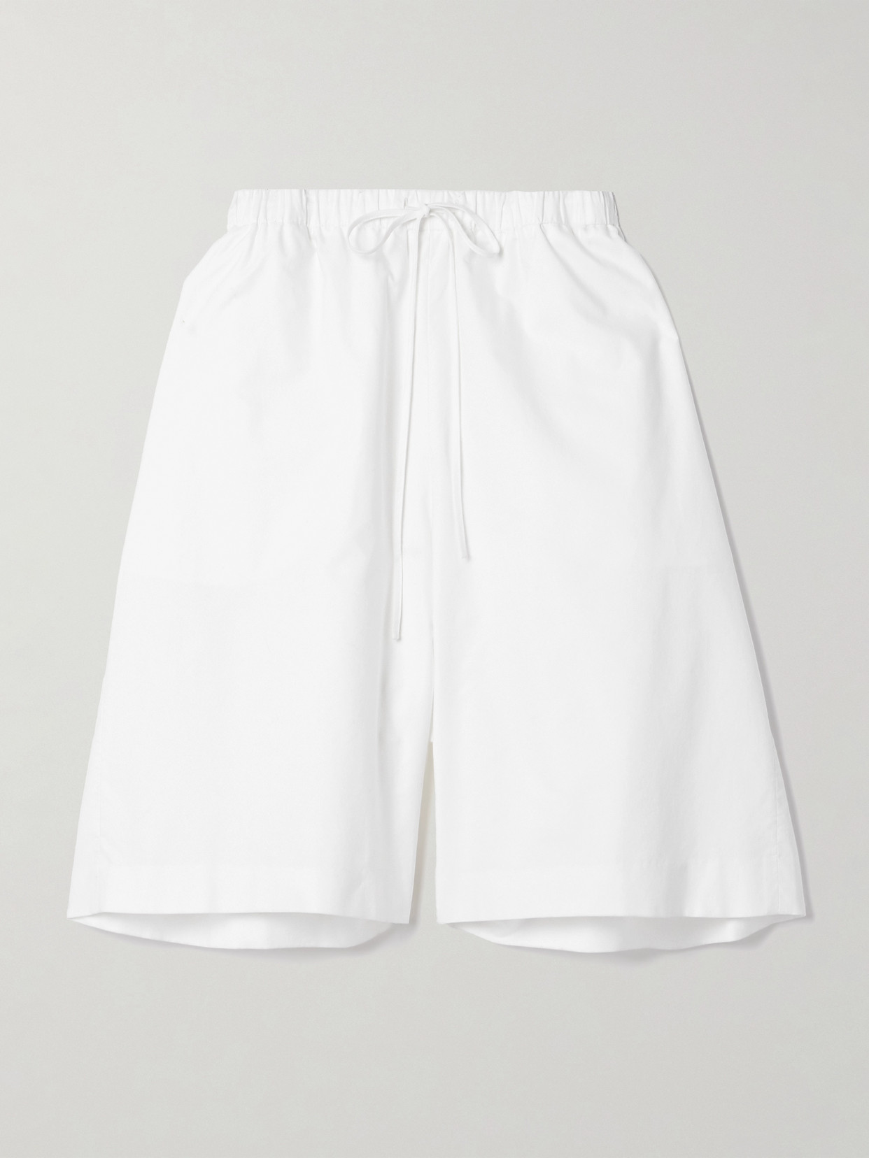 The Row - Stanton Cotton-poplin Shorts - White