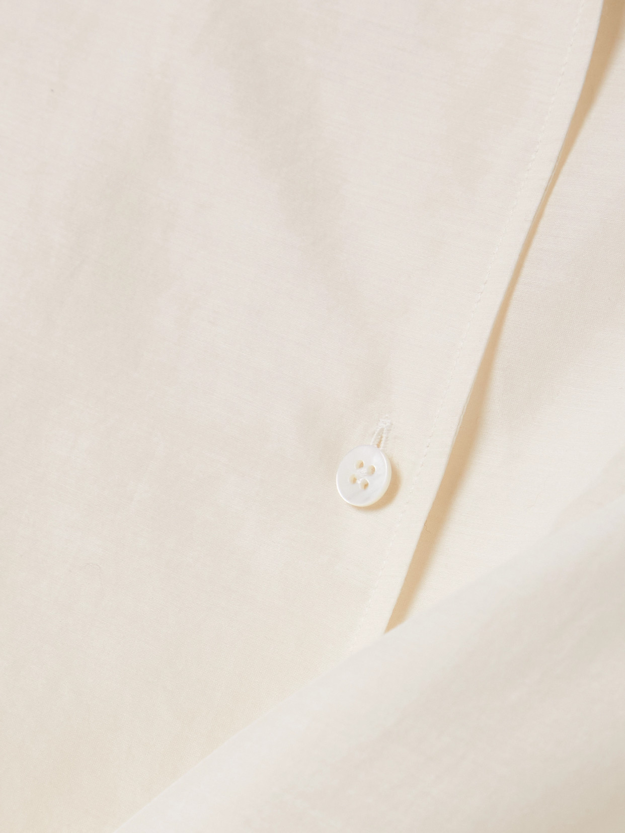 Vale Oversized Cotton-Voile Shirt