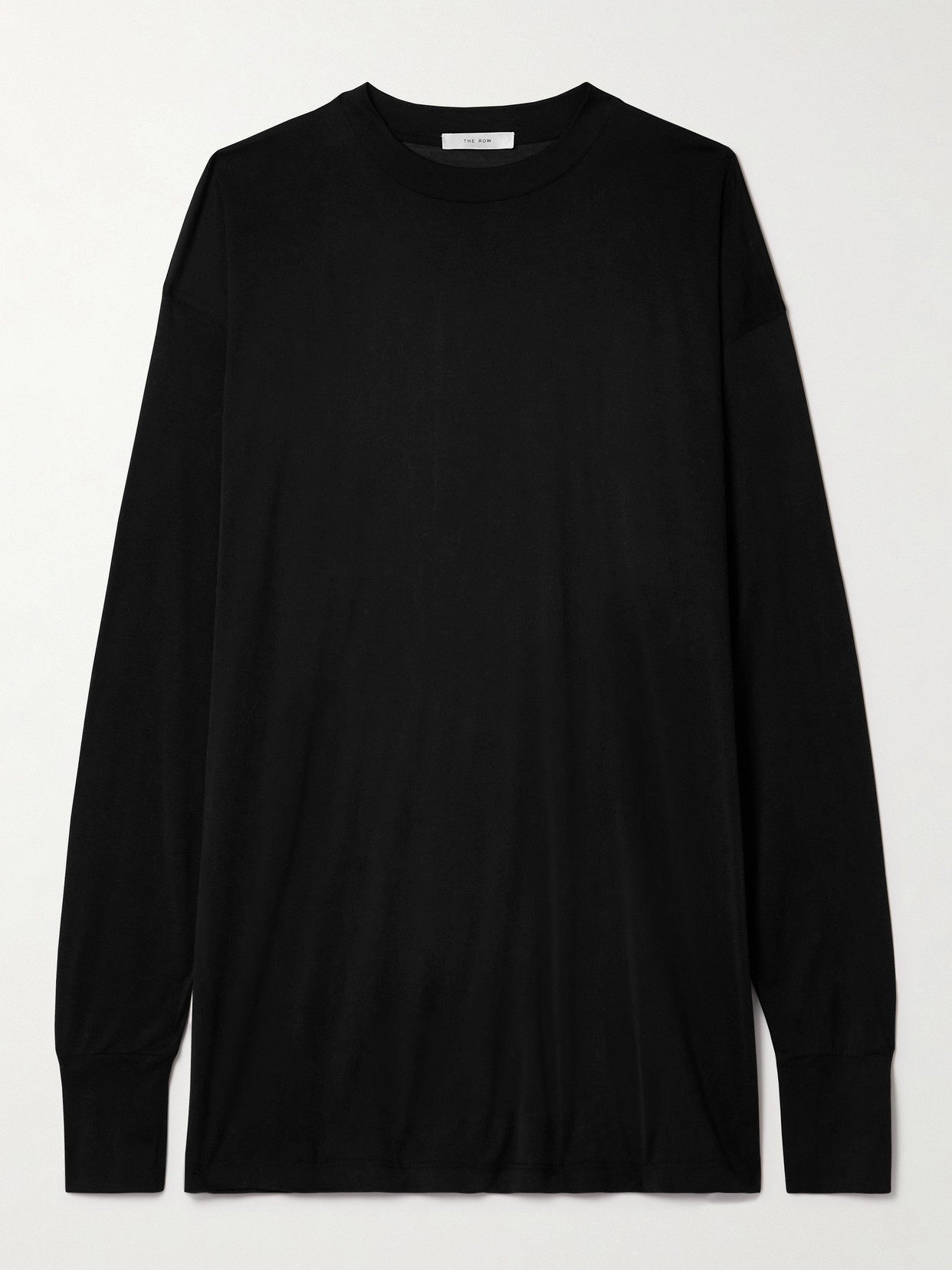 The Row Wapi Silk Top In Blue