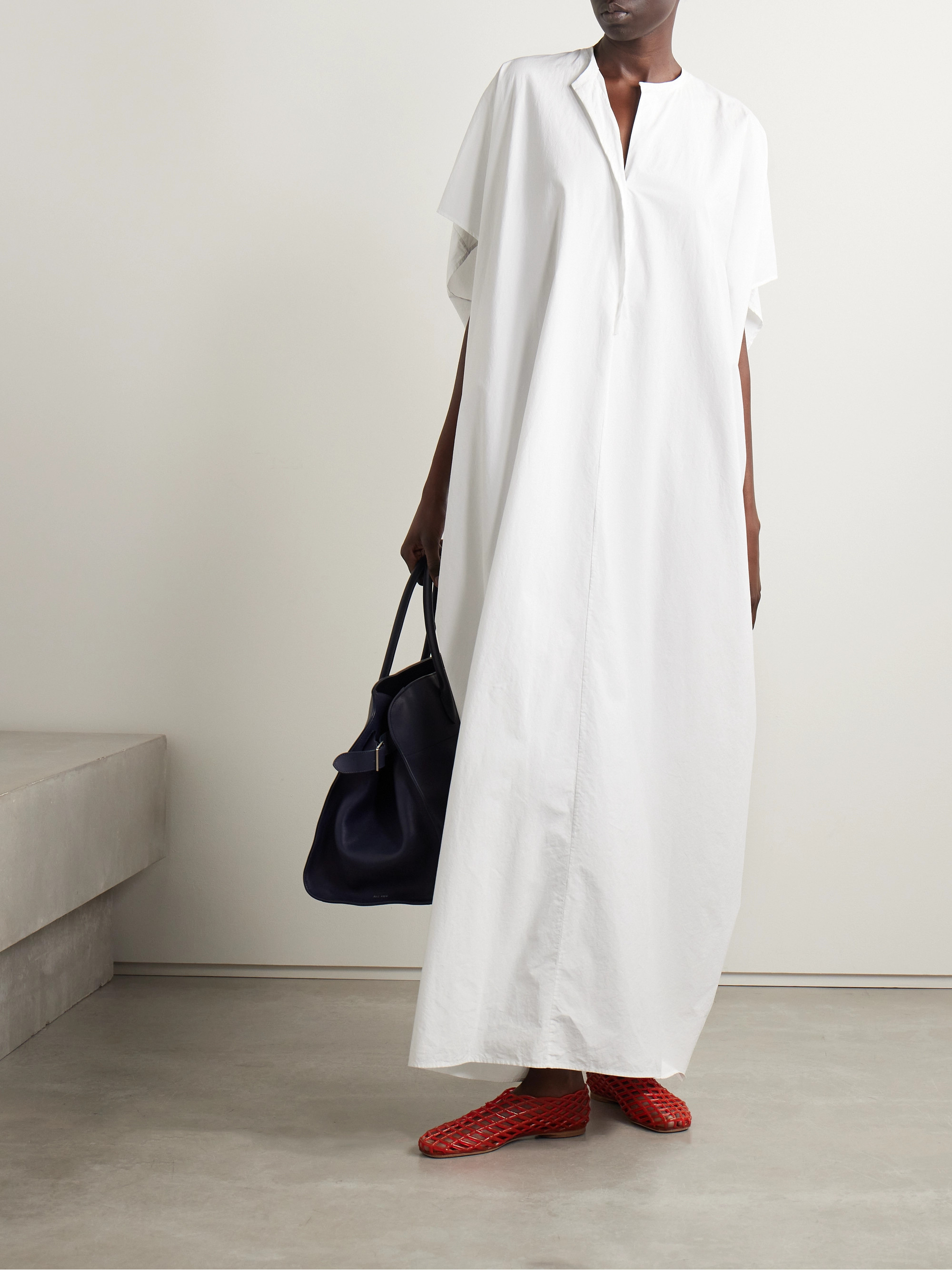The Row - Saule wool and silk-blend maxi dress | Plush