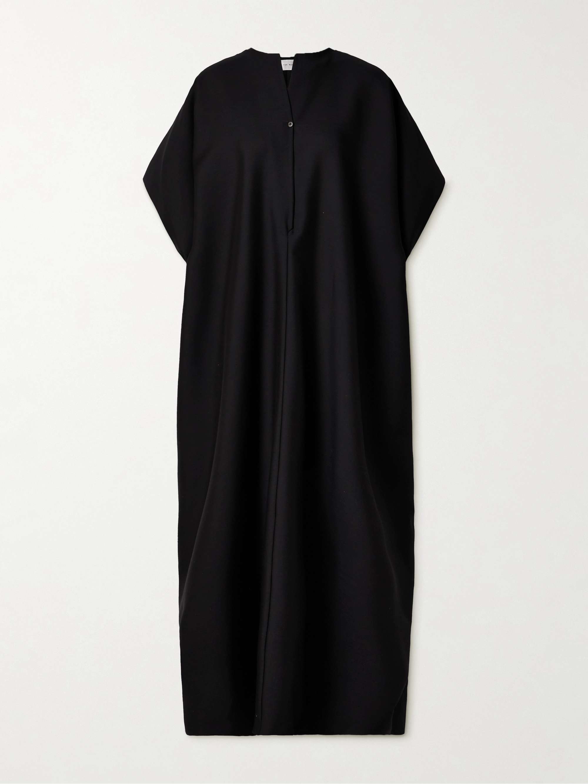 Wool Melton X Double-Faced Silk Dress