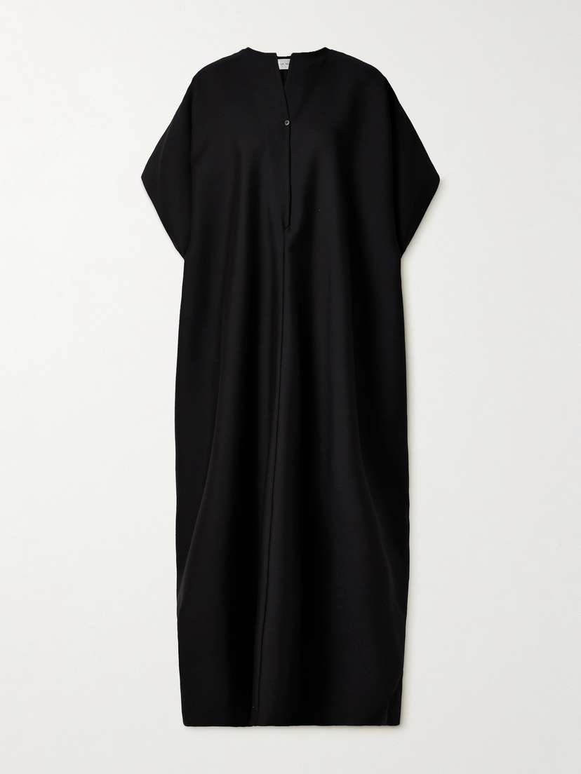 The Row Saule Wool And Silk-blend Maxi Dress - x large
