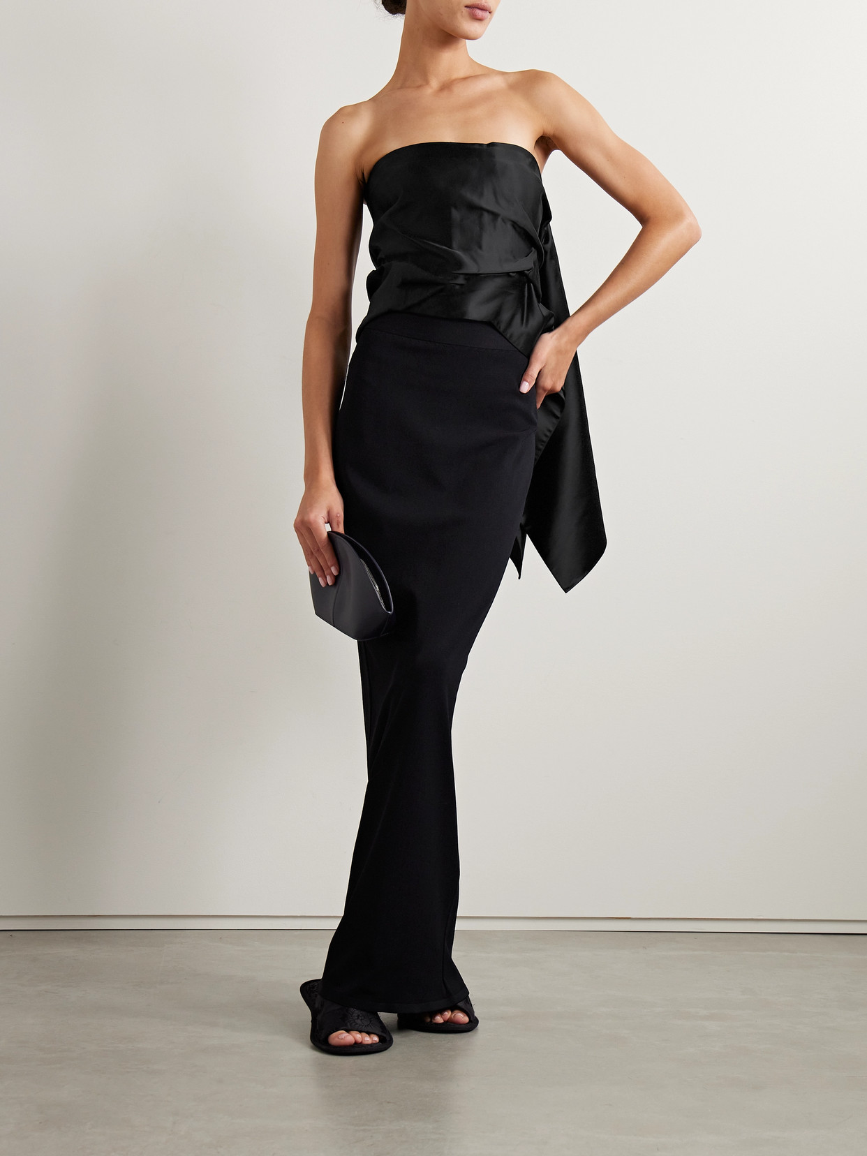 Nana Strapless Draped Top