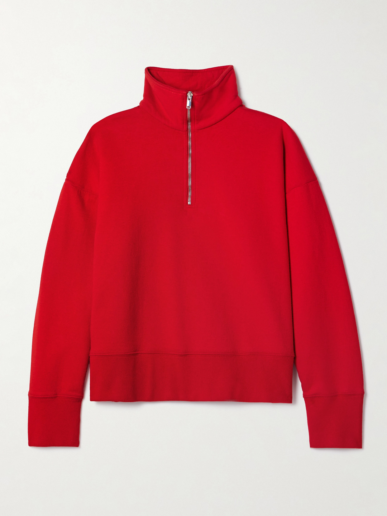 The Row - Stanfield Cotton-blend Jersey Sweatshirt - Red