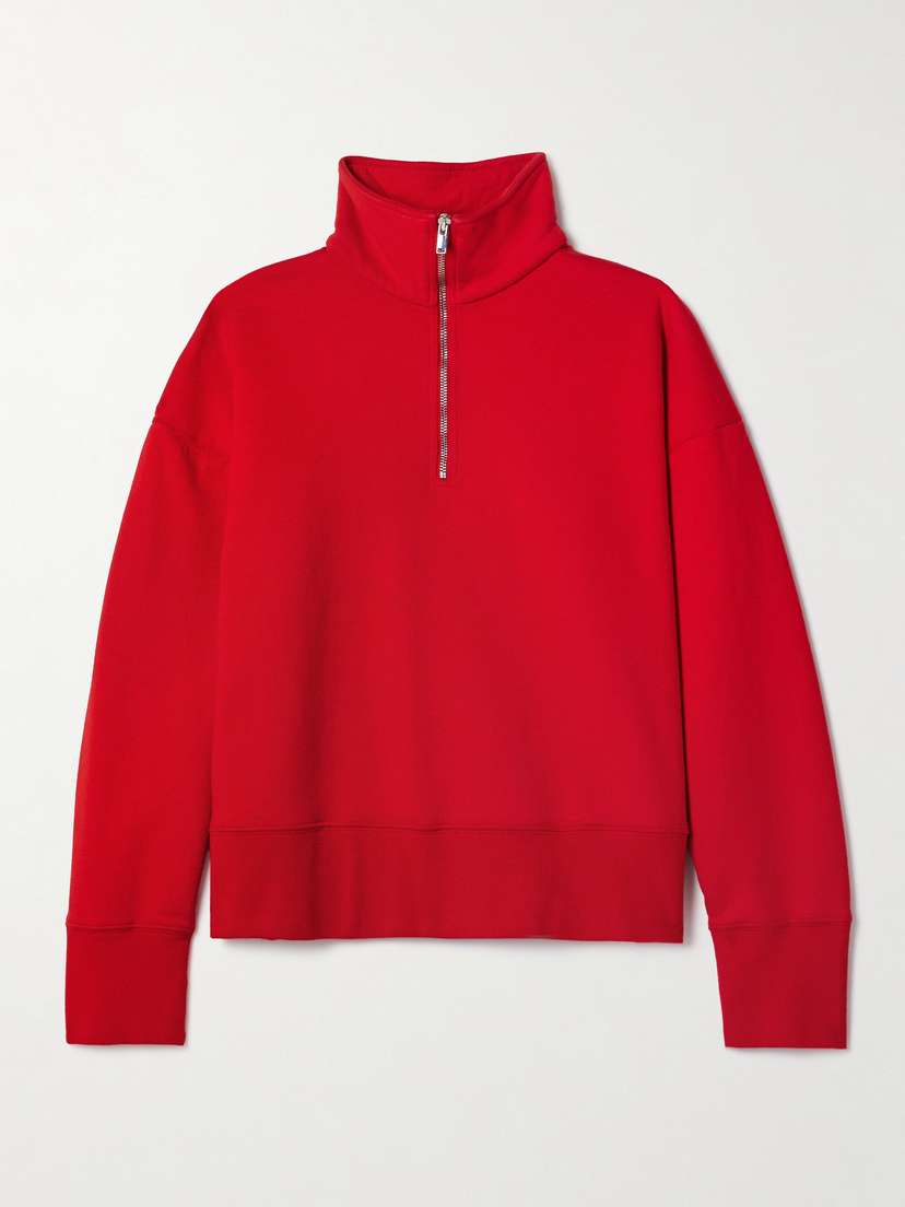 The Row Stanfield Cotton-blend Jersey Sweatshirt - x large