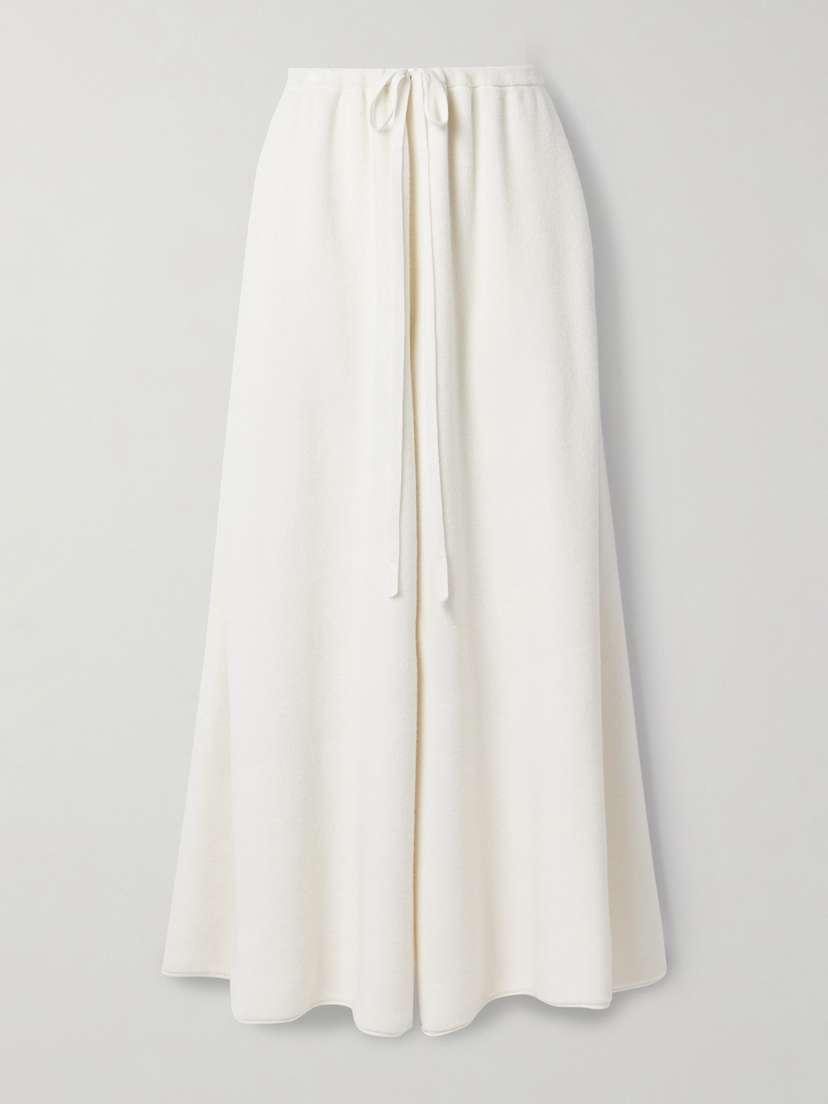 The Row Geordie Cashmere Wide-leg Pants