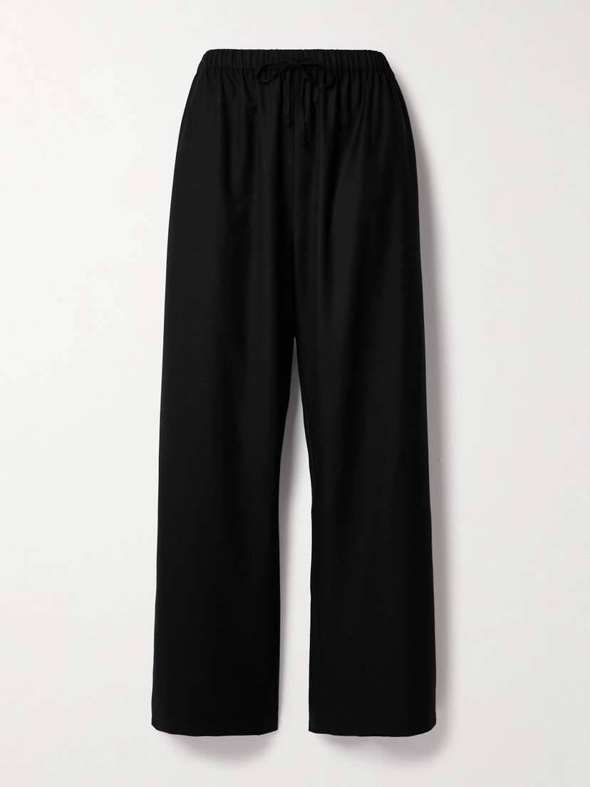 The Row Hubert Wool-twill Wide-leg Pants