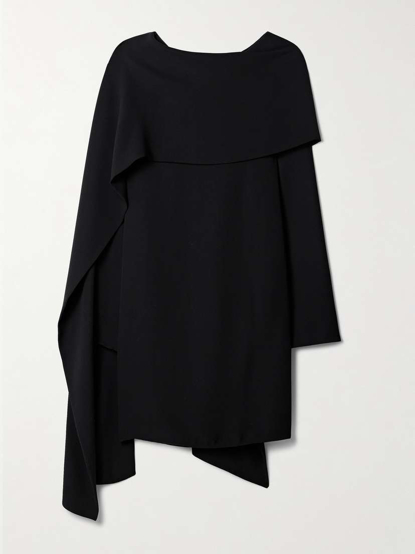 The Row Lea Draped Silk-crepe Tunic