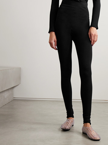 The Row Clizia stretch-jersey leggings