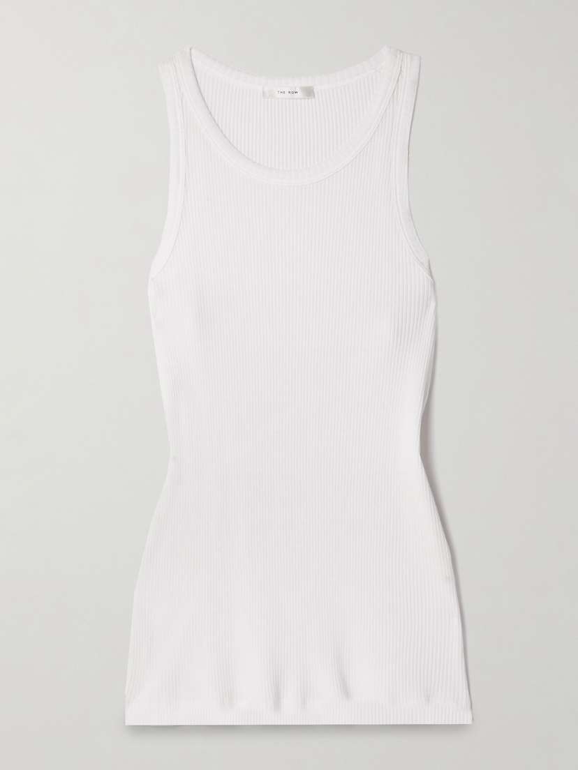 The Row Misty Ribbed Cotton-jersey Tank