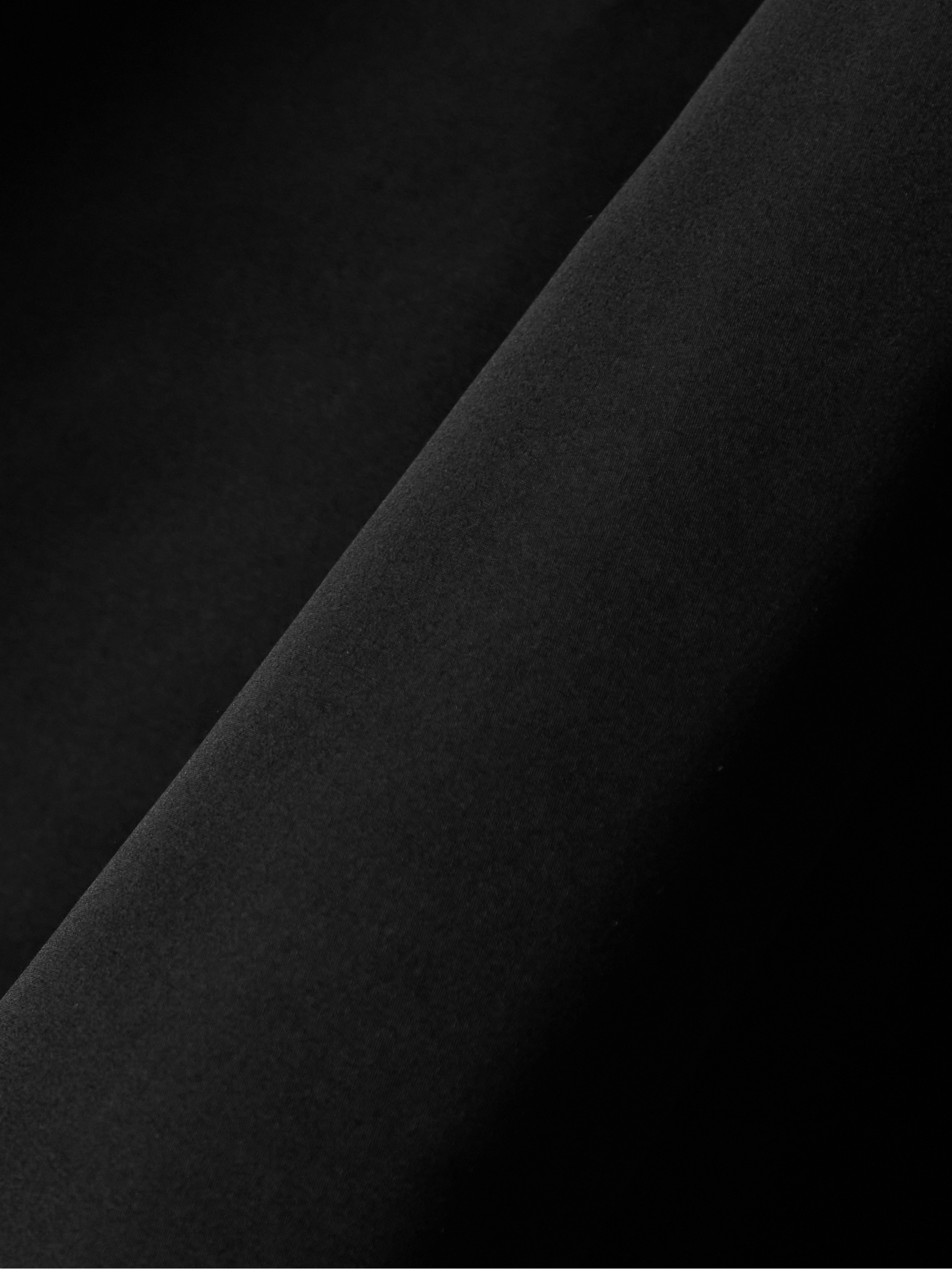 The Row Clint oversized silk-shell coat