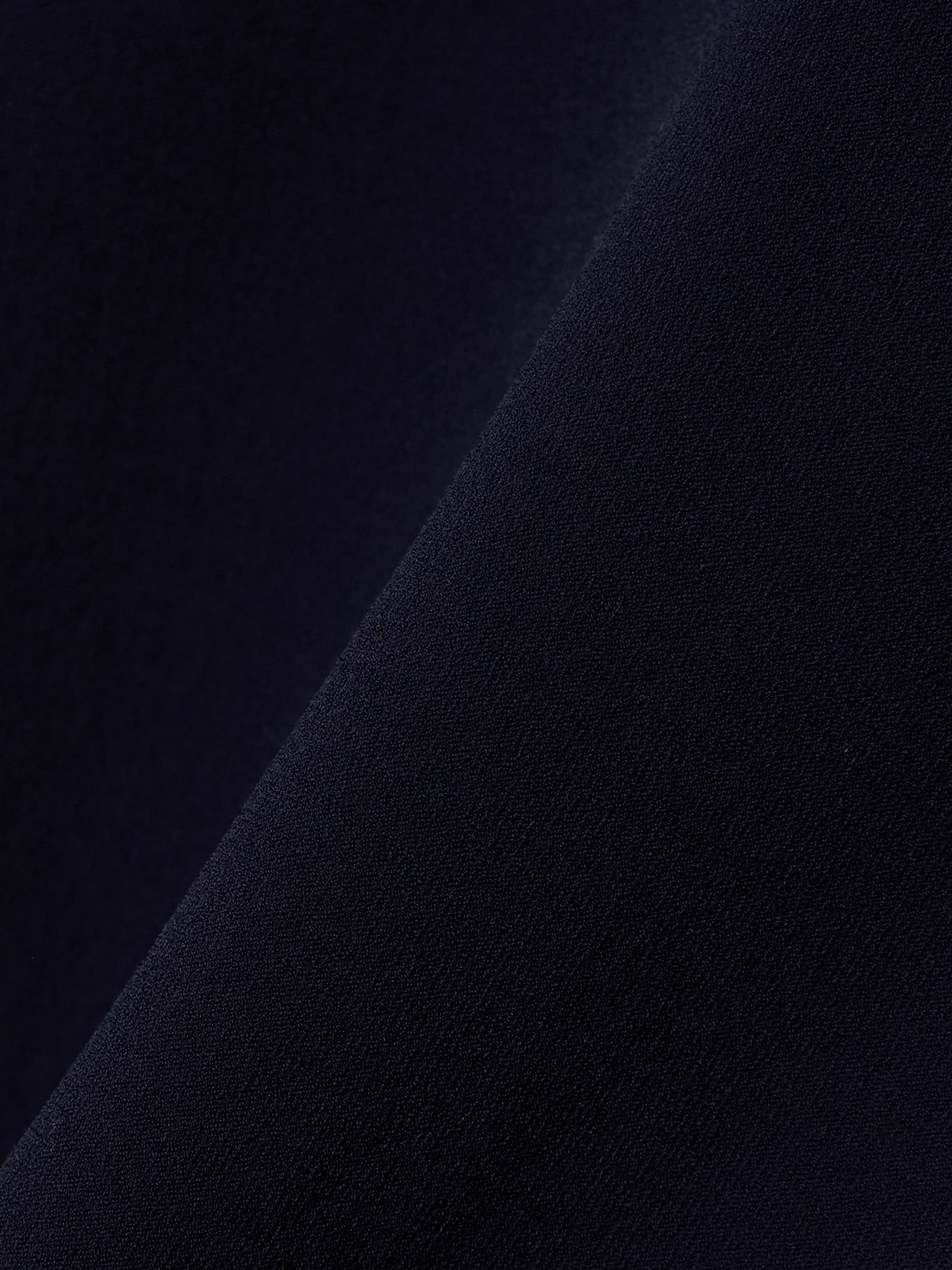 The Row Patti Stretch-jersey Half-zip Turtleneck Top In Blue