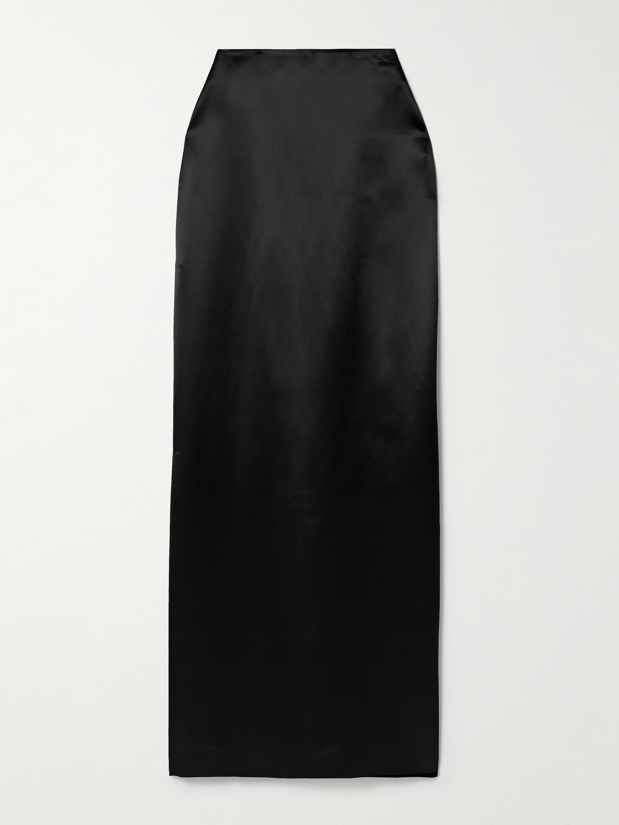 The Row Bartelle Satin Maxi Skirt In Black