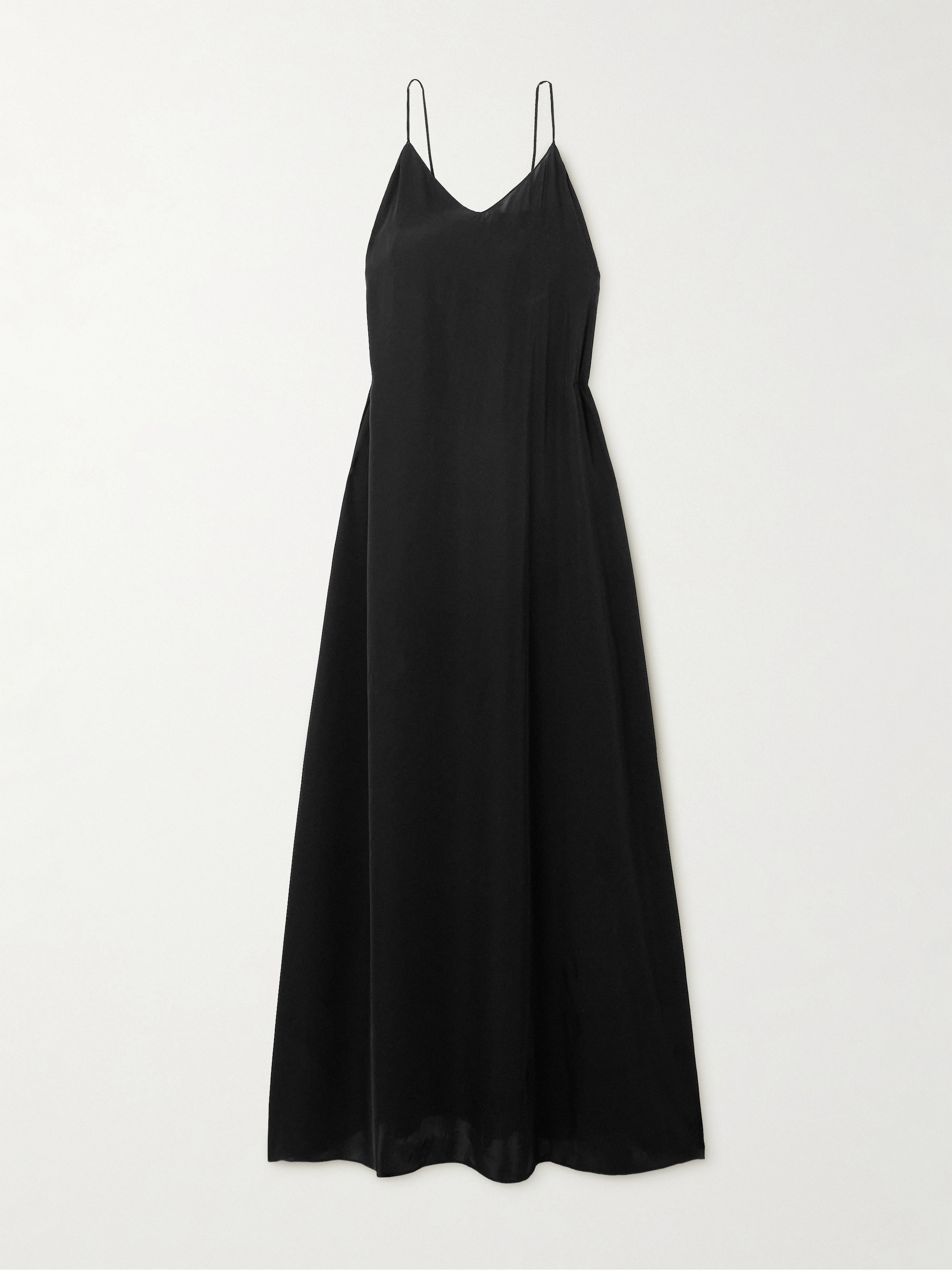 the row satin dress The Row Guinevere silk satin slip dress The Row