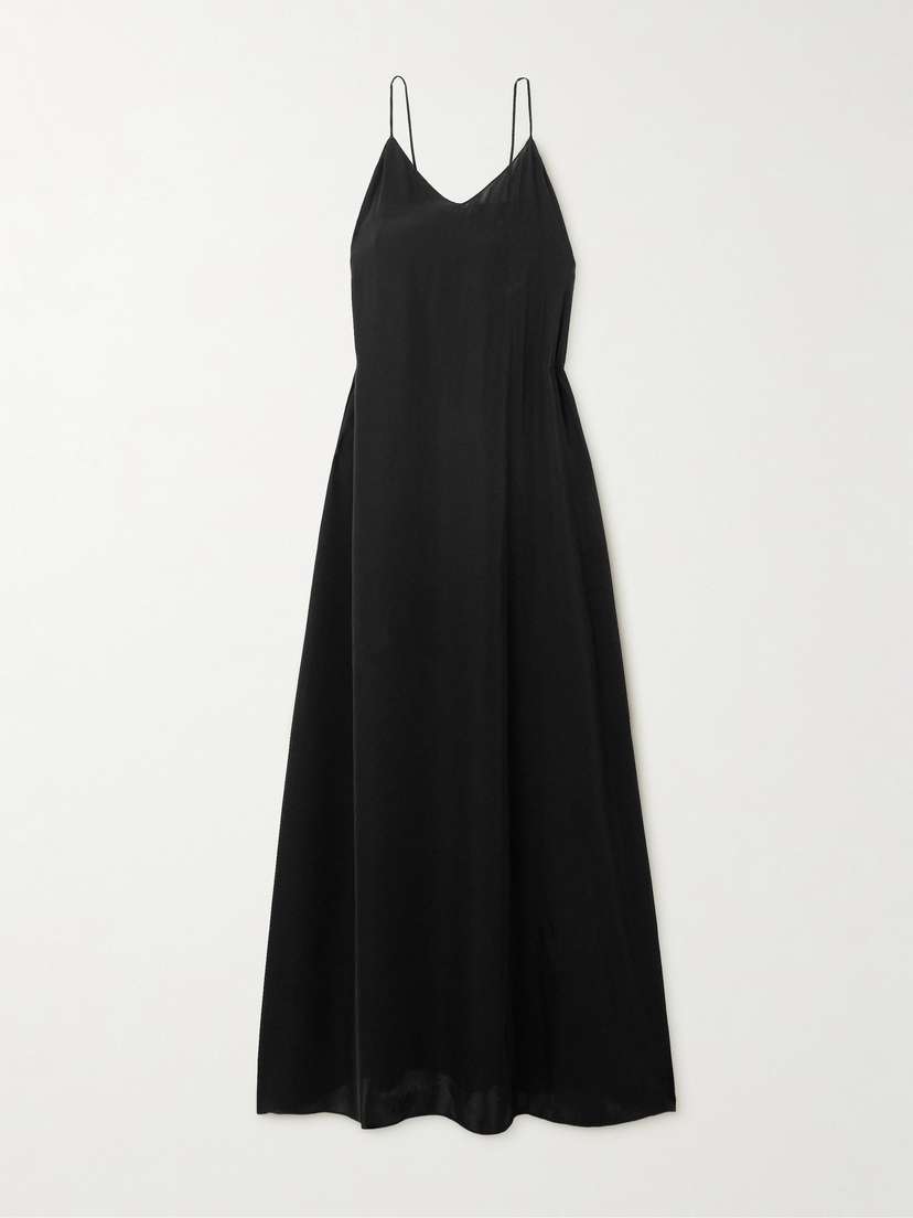 The Row Kole Satin Maxi Dress
