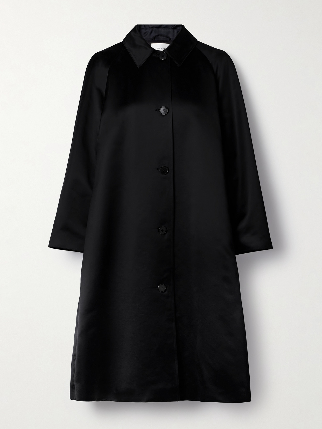 The Row - Ema Satin Jacket - Black
