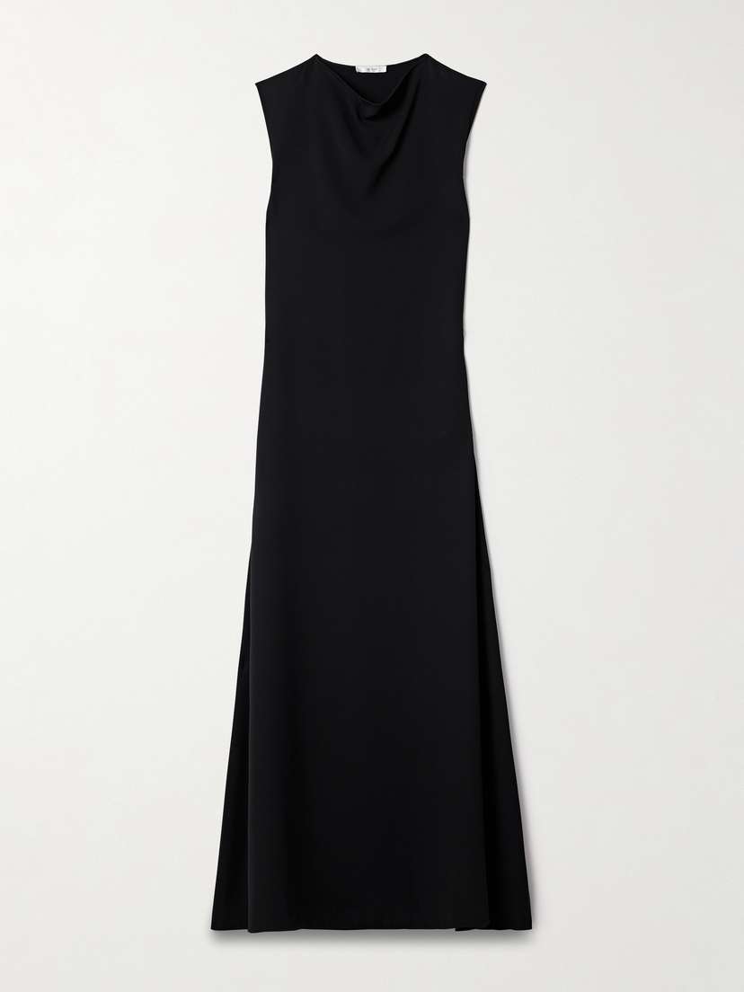 The Row Loic Silk-crepe Maxi Dress