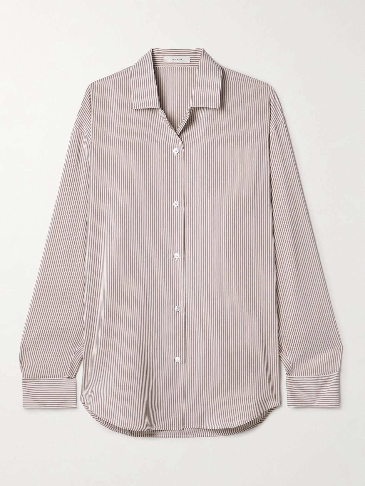 The Row Woman Brown Shirts In Neutrals