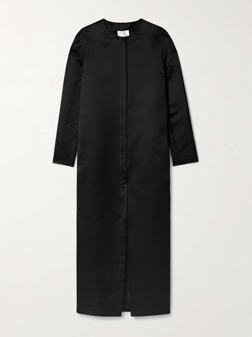 The Row Iside Duchesse-satin Midi Dress