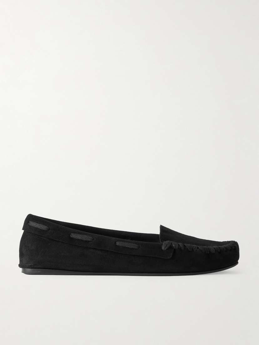 The Row Mabel Suede Loafers