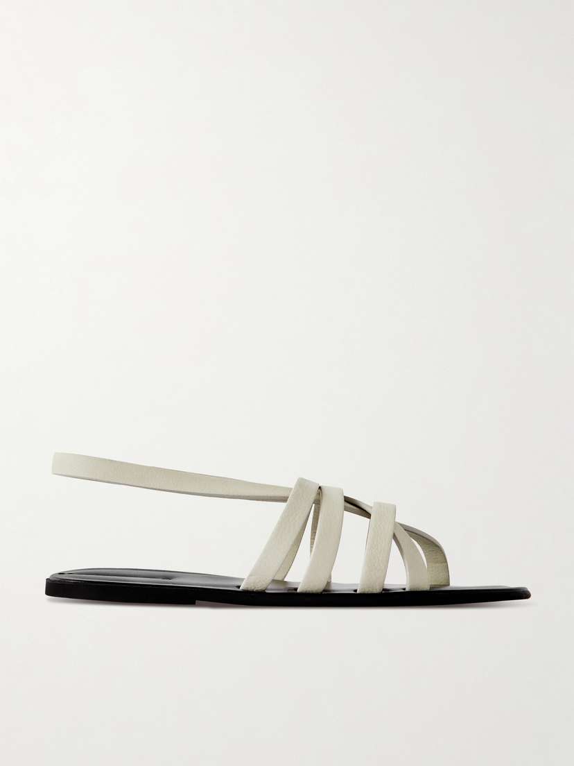 The Row Leather Slingback Sandals