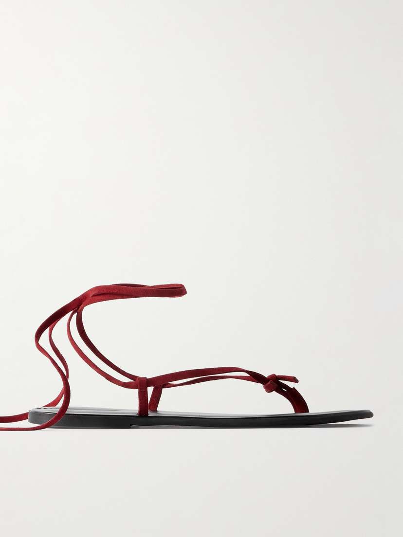The Row Suede Sandals