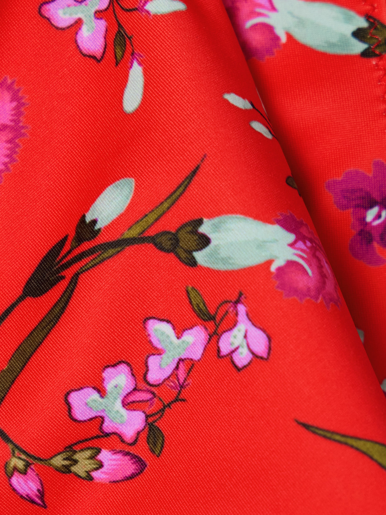 Erdem Floral-print Bikini Briefs In Red