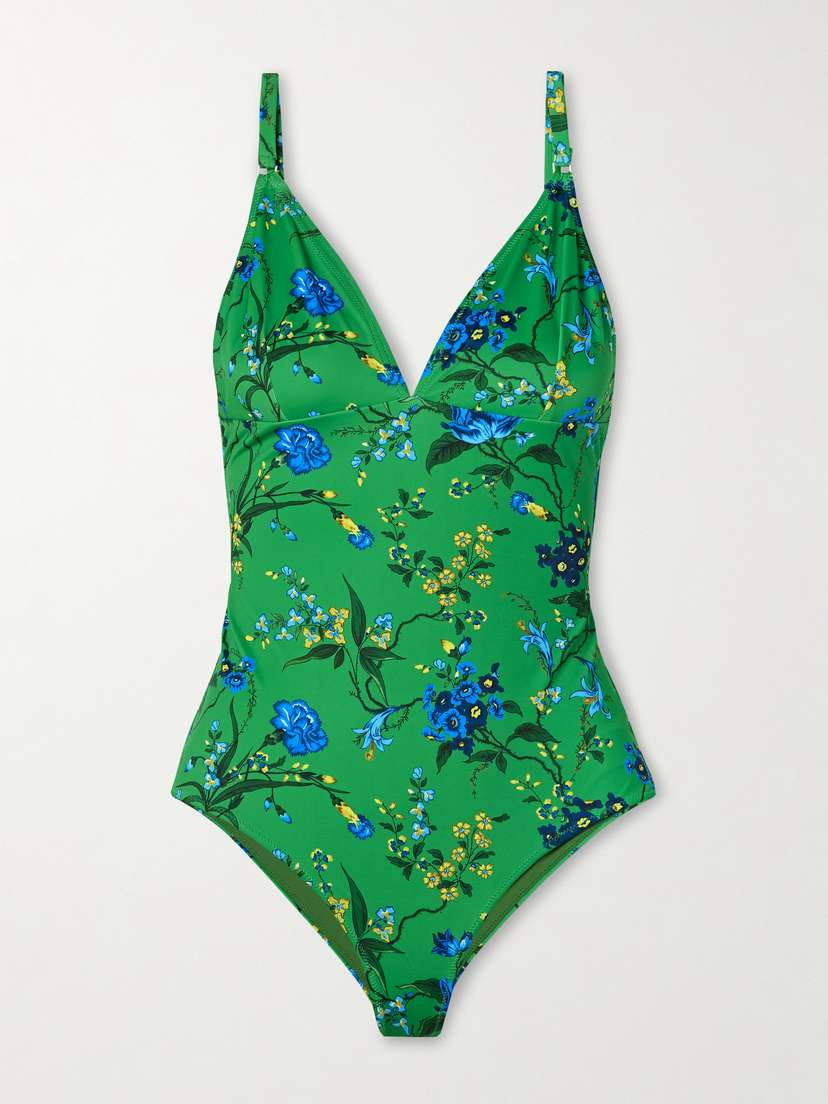Erdem Floral-print Swimsuit