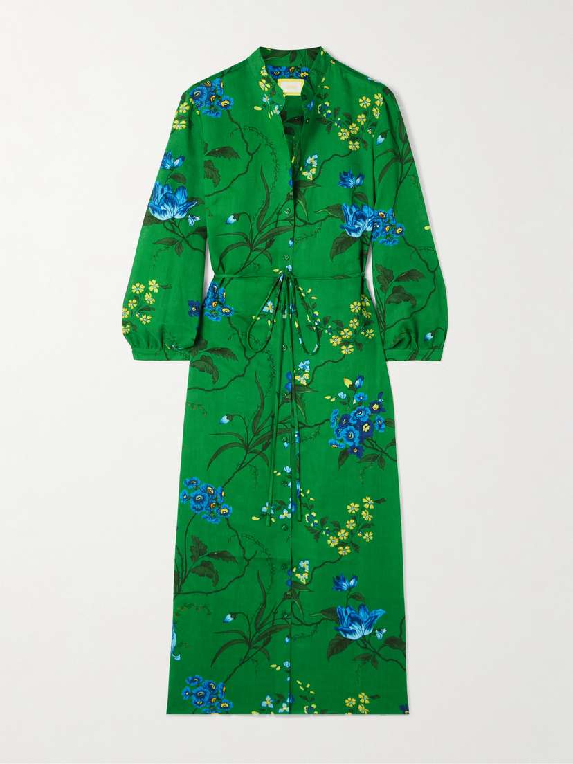 Erdem Cotton And Linen-blend Dress