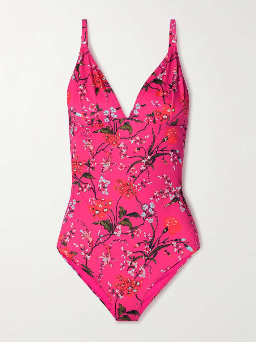 Erdem Floral-print Swimsuit