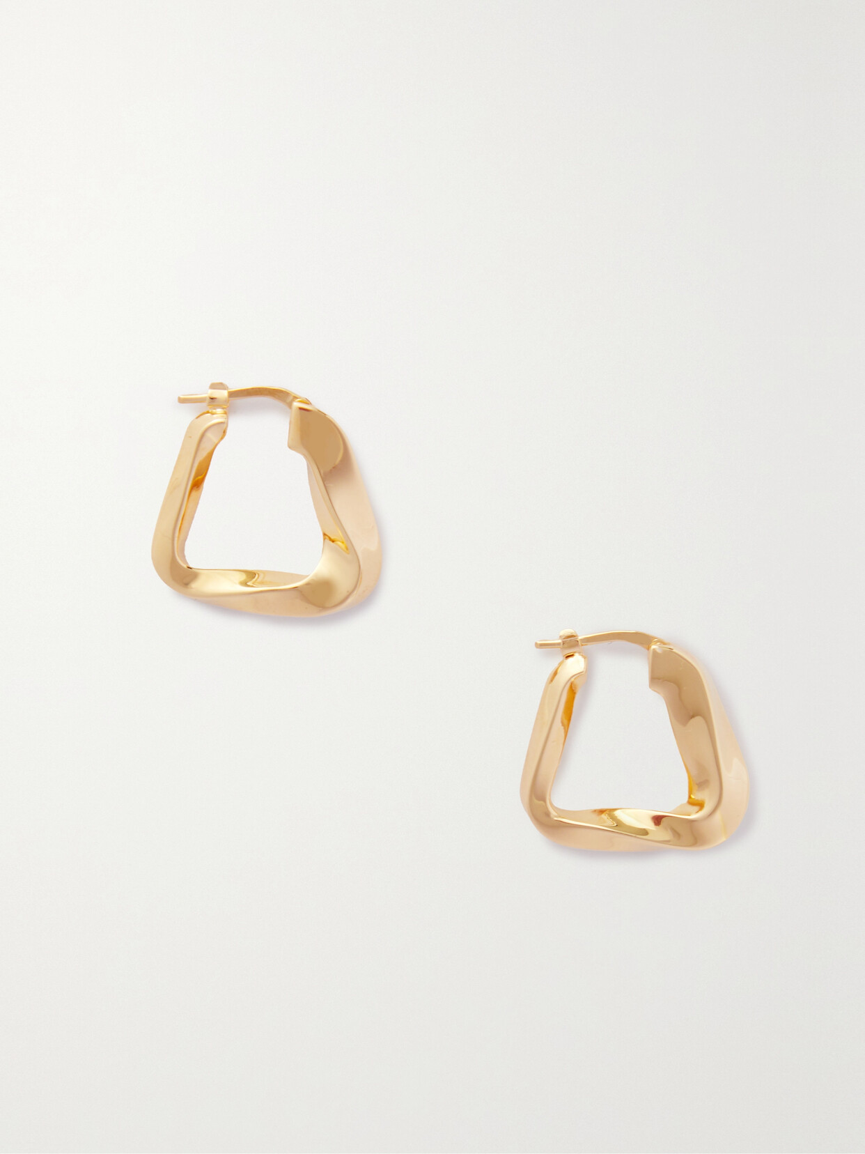 Bottega Veneta - Small Gold-tone Hoop Earrings - One size