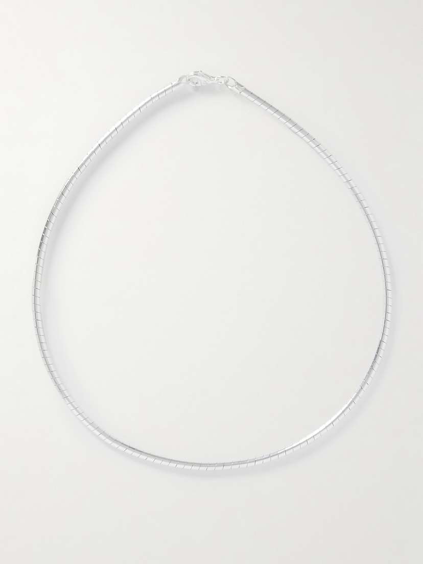 Loren Stewart Omega Sterling Silver Necklace
