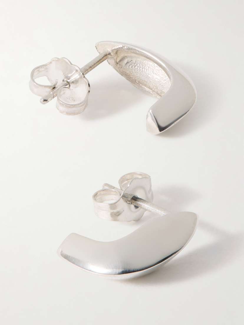 Loren Stewart Domo Silver Earrings