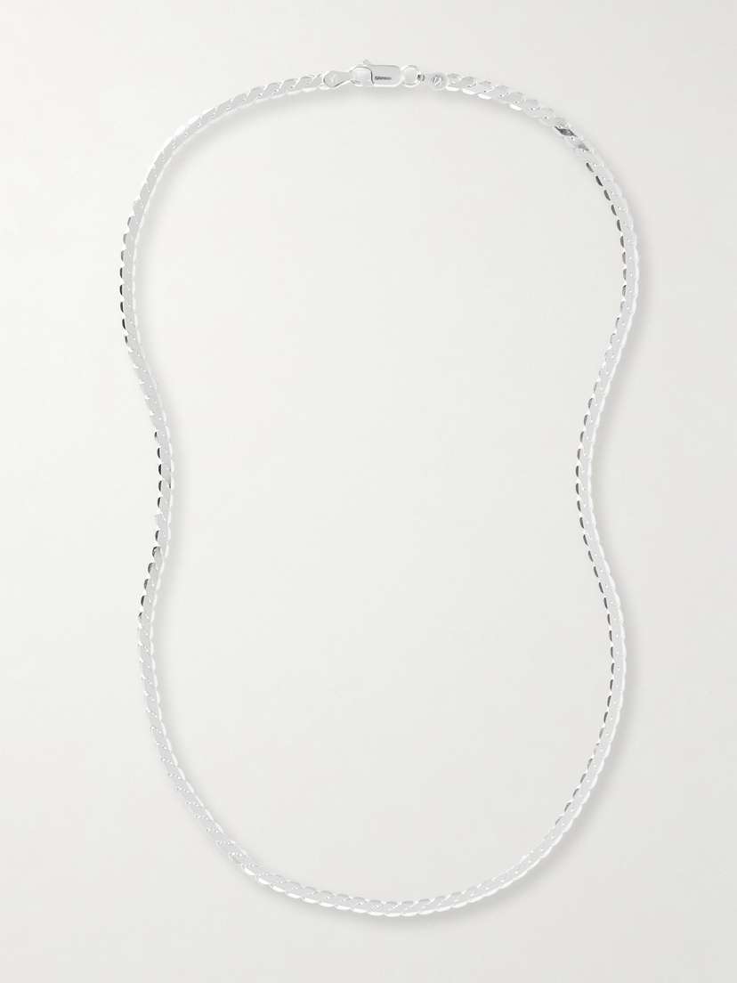 Loren Stewart Serpentine Sterling Silver Necklace