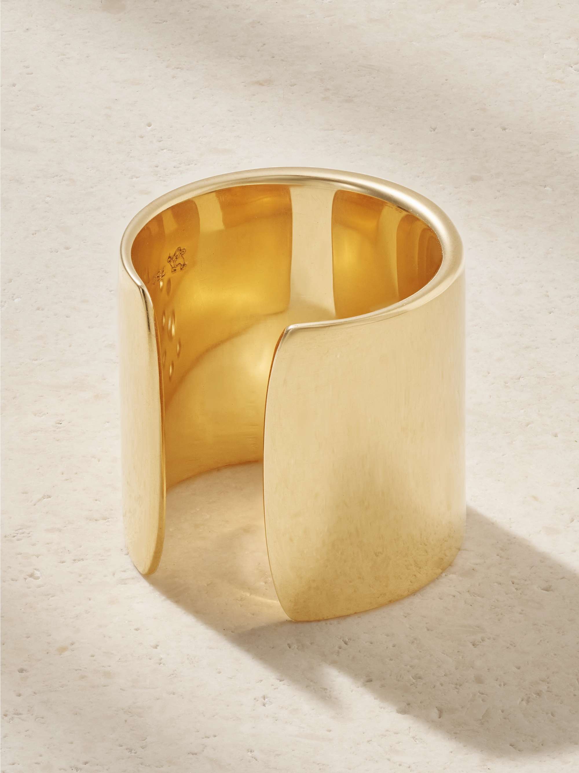 UNIFORM OBJECT Cuff 18karat gold diamond ring NETAPORTER