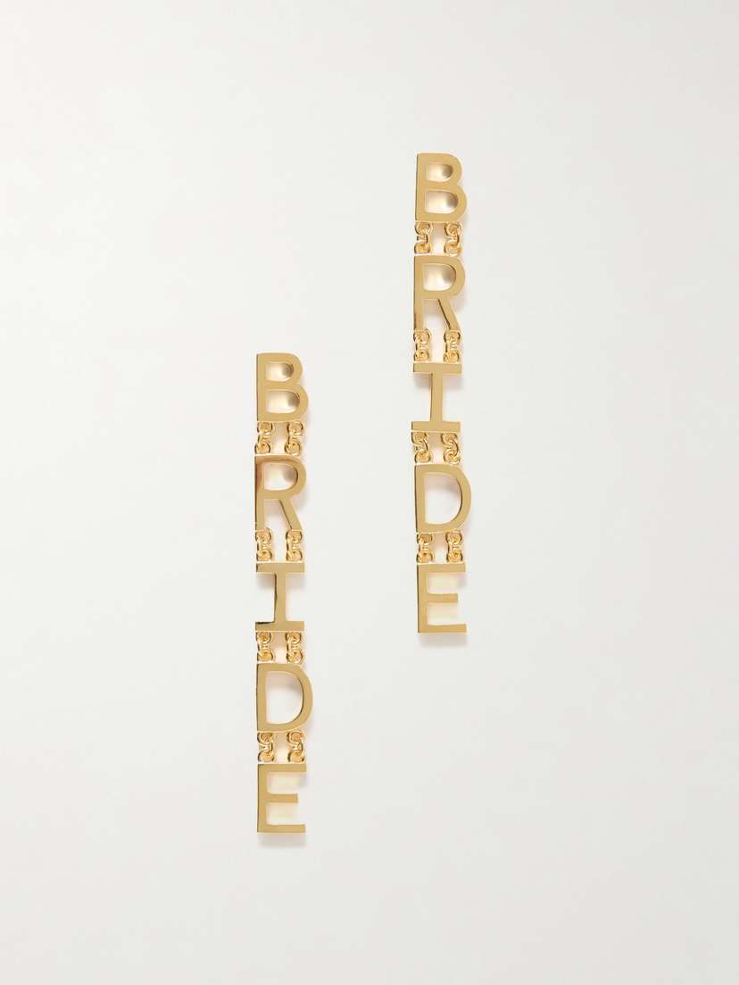 Martha Calvo Bride Gold-plated Earrings