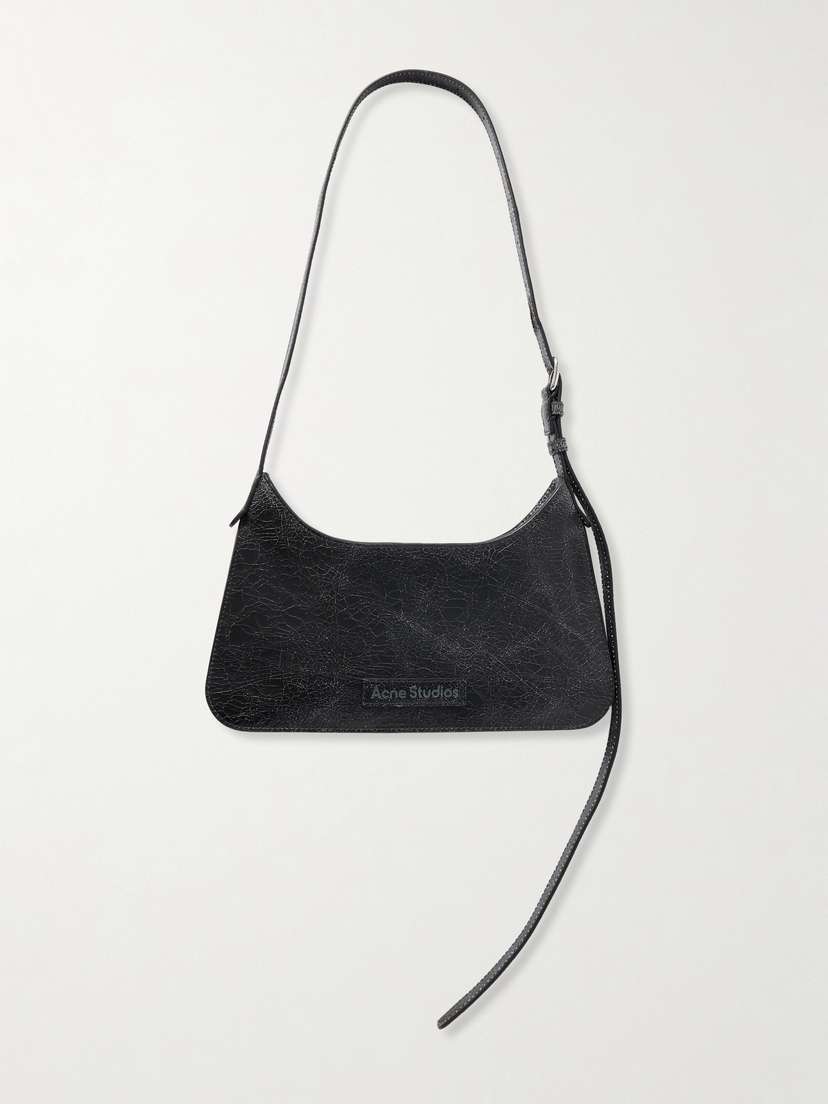 Acne Studios Platt Mini Cracked-leather Shoulder Bag