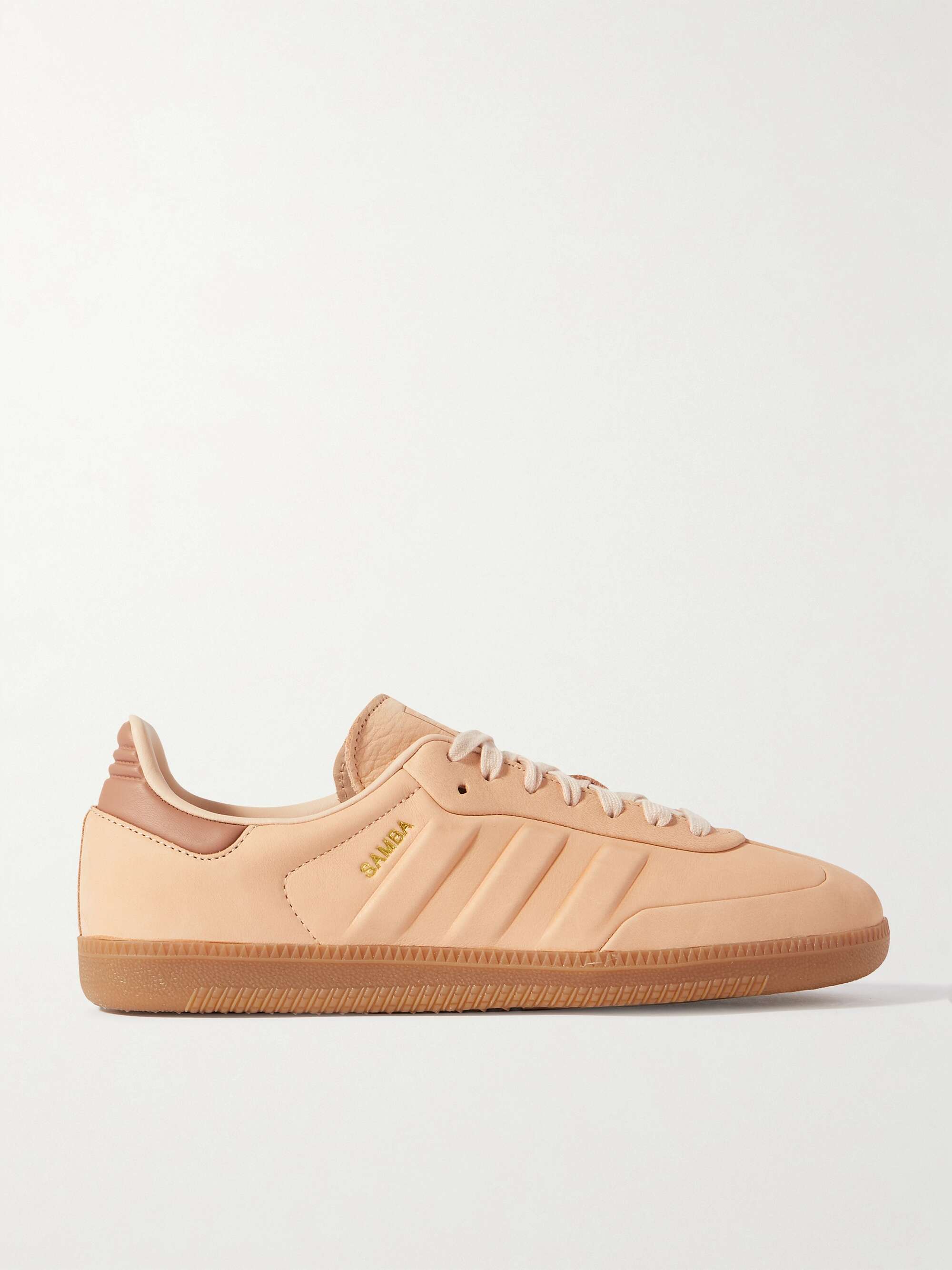 ADIDAS ORIGINALS Samba OG leather-trimmed nubuck sneakers | NET-A-PORTER