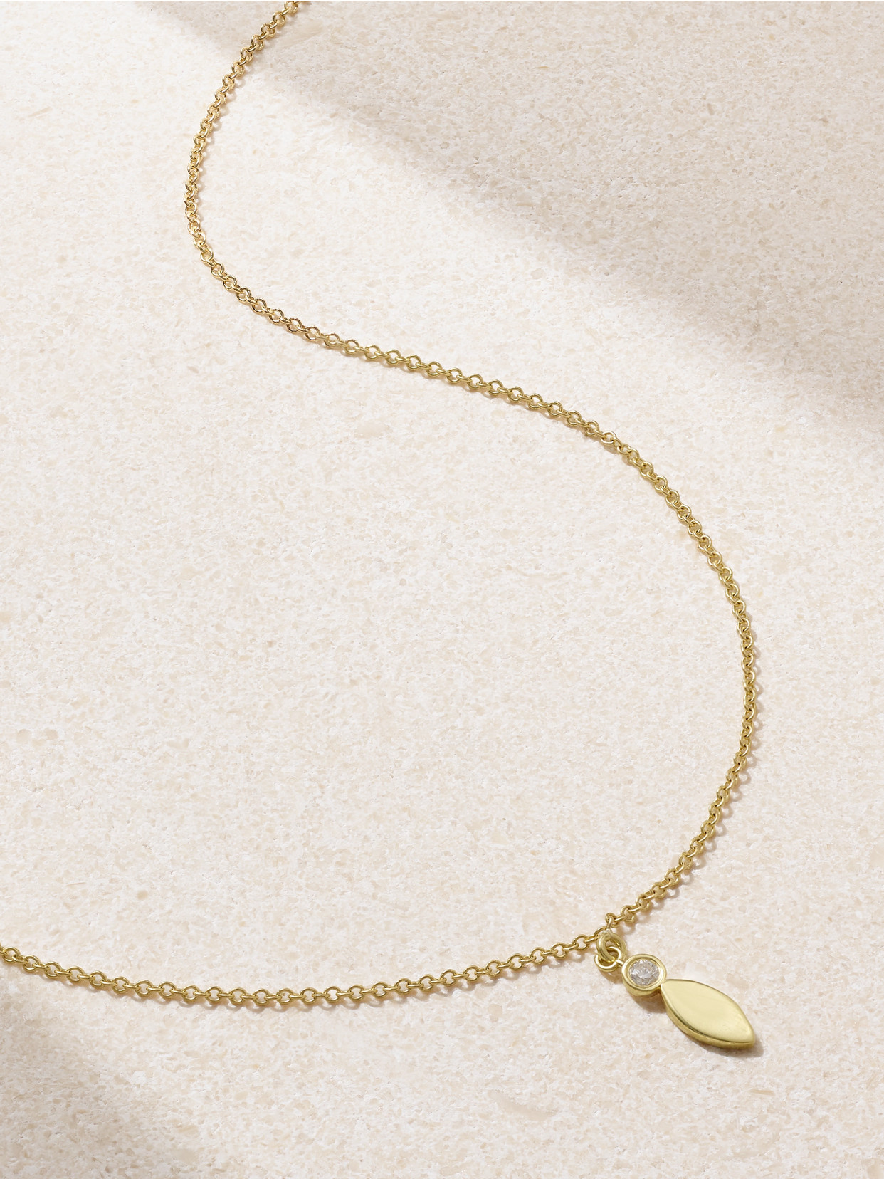 Jennifer Meyer 18-karat Gold Diamond Necklace