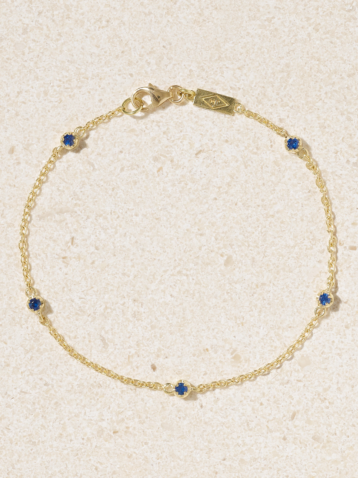 Jennifer Meyer 18-karat Gold Sapphire Bracelet