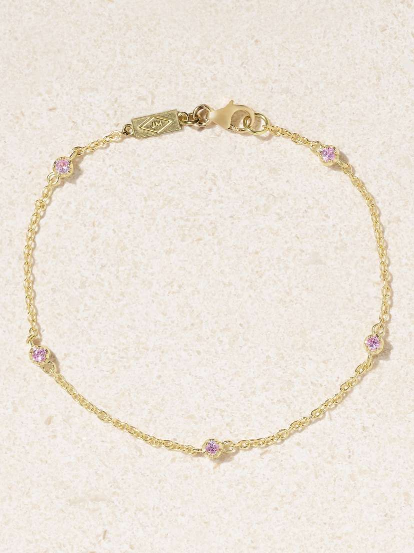Jennifer Meyer 18-karat Gold Sapphire Bracelet
