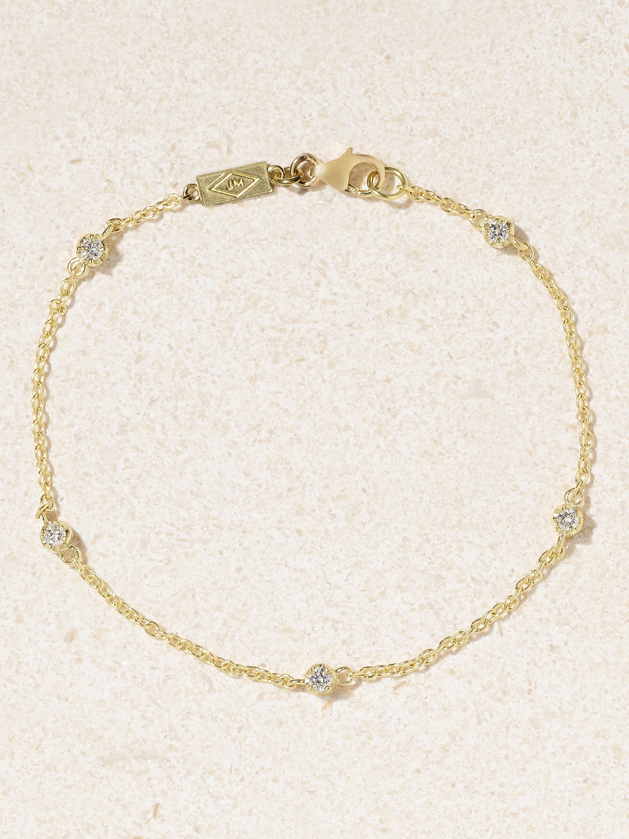 Jennifer Meyer 18-karat Gold Diamond Bracelet